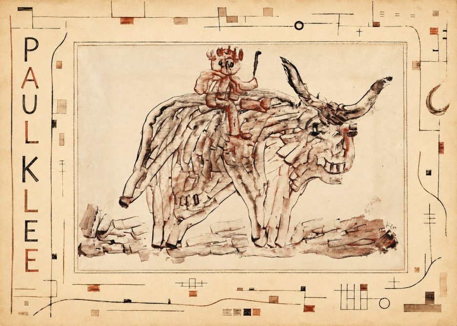 Paul Klee Bear Rider No3 - Poster
