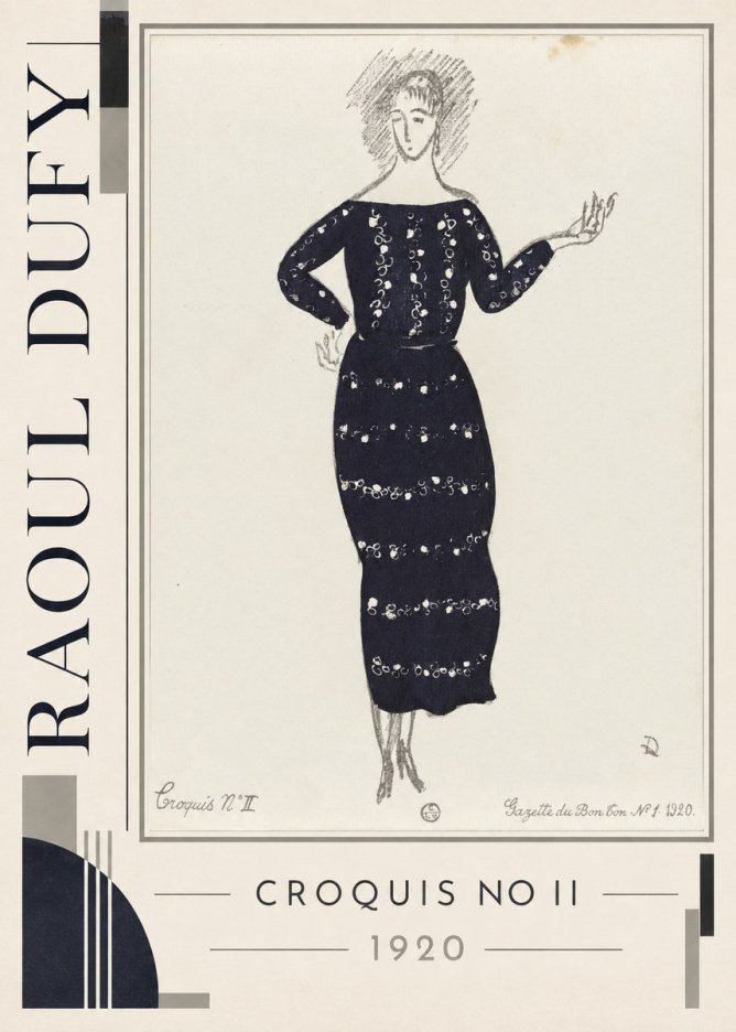 Raoul Dufy Croquis N° Ii No2 - Poster