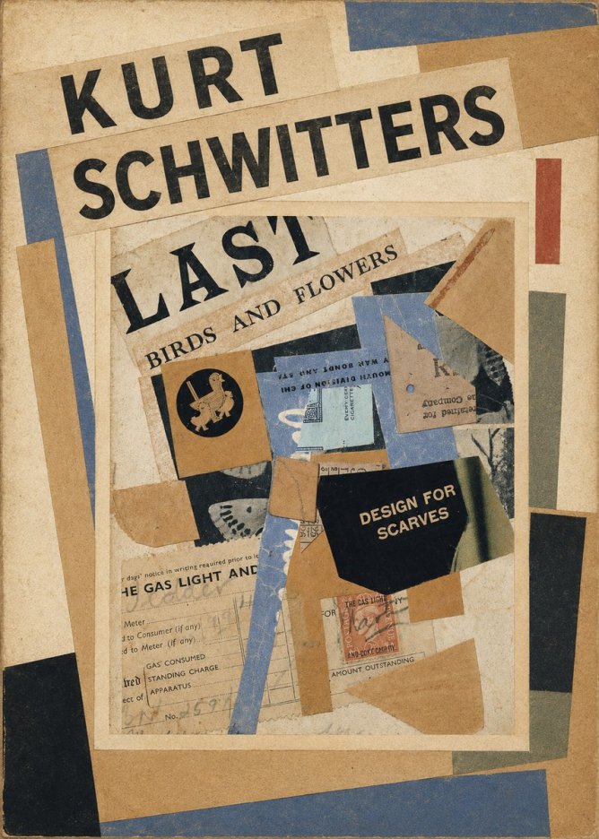 Kurt Schwitters Last Birds and Flowers No1 - Poster