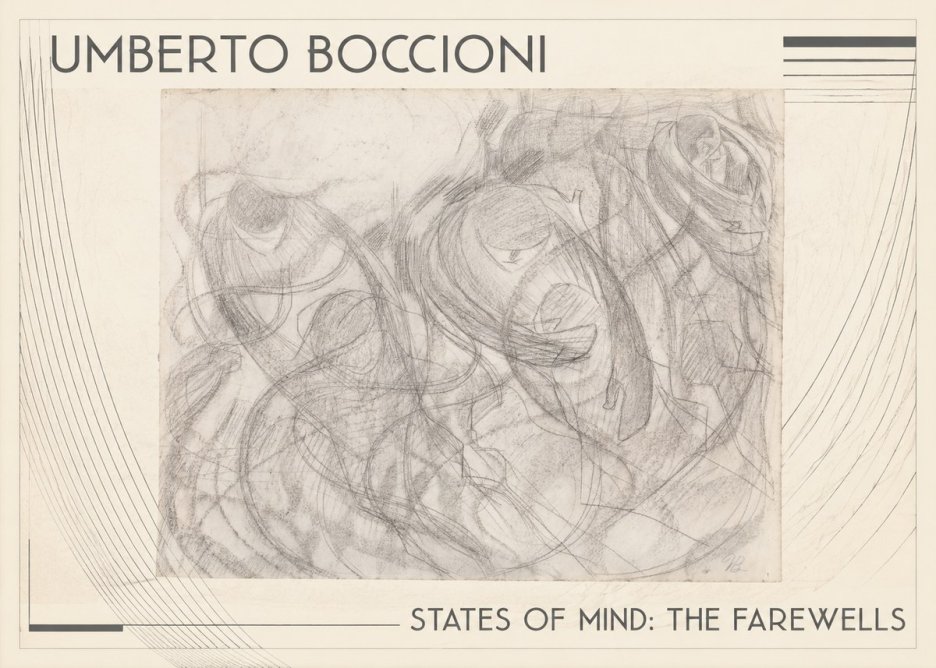 Umberto Boccioni States of Mind: the Farewells No1 - Poster