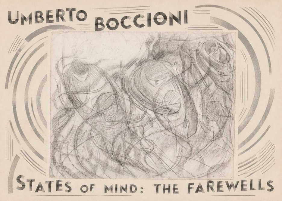 Umberto Boccioni States of Mind: the Farewells No4 - Poster