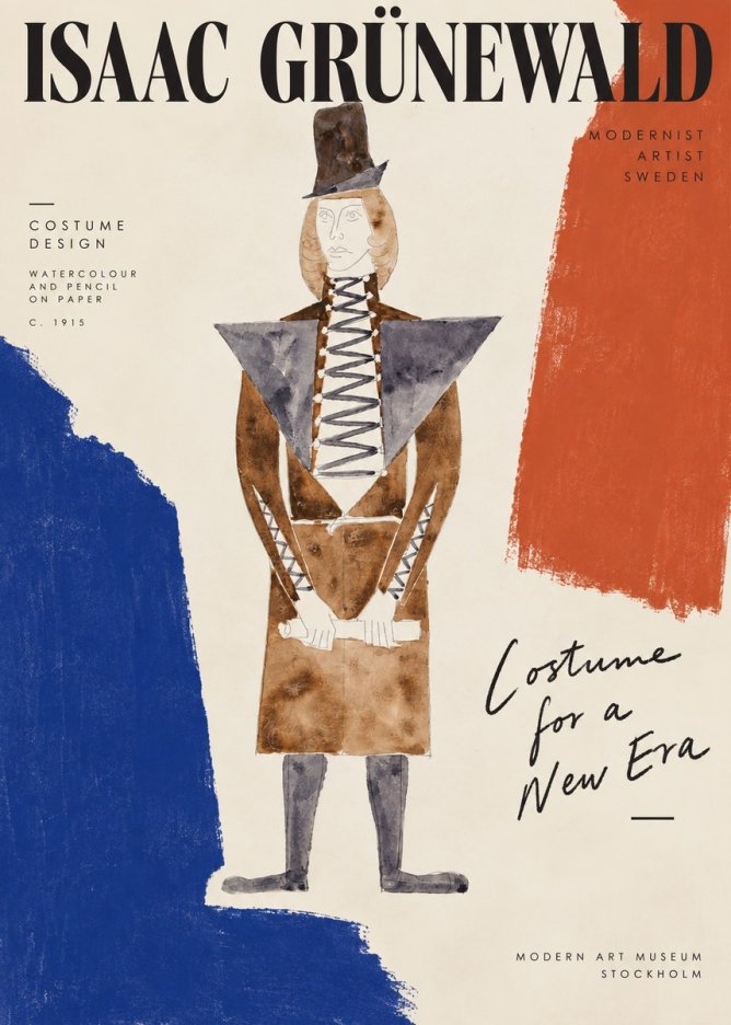 Isaac Grünewald Costume Design XIII No5 - Poster