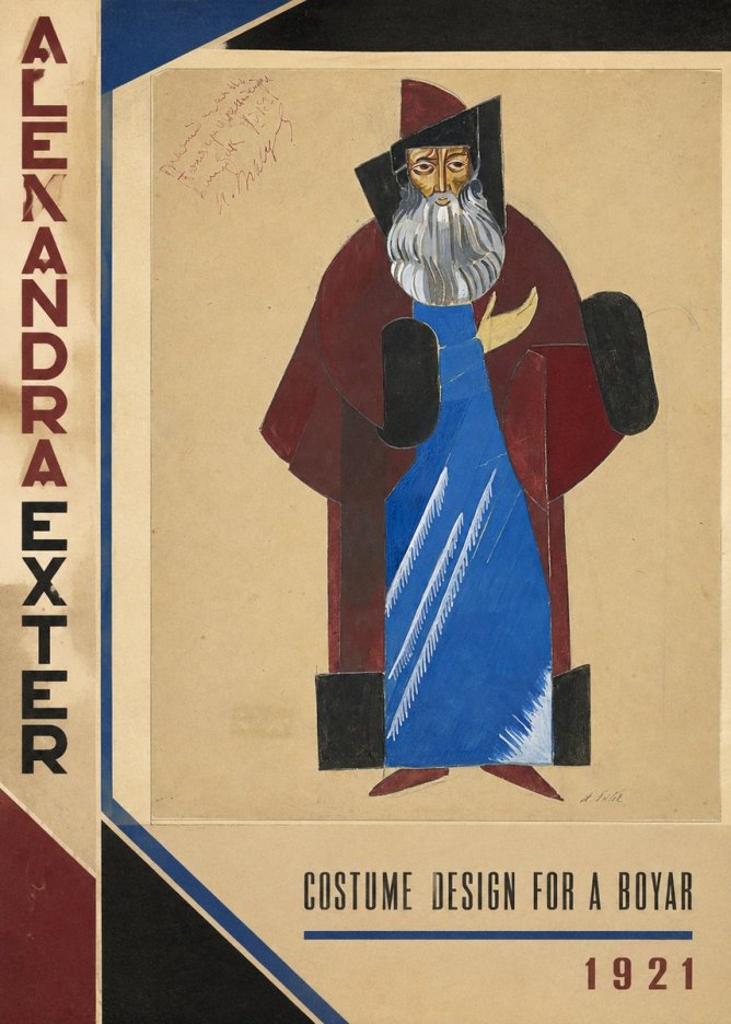 Alexandra Exter Costume Design for a Boyar No2 - Poster