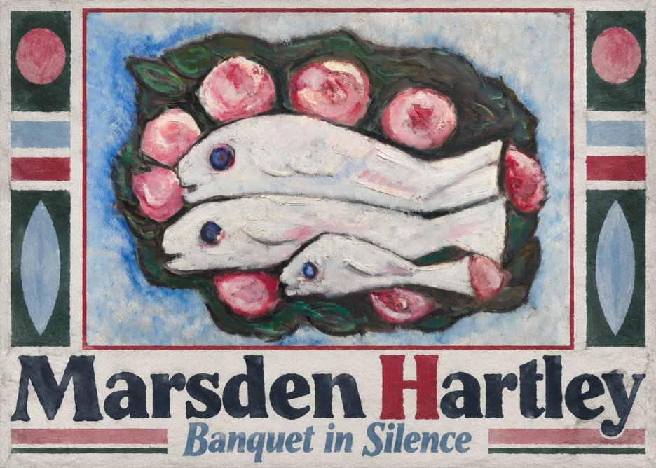 Marsden Hartley Banquet in Silence No1 - Poster
