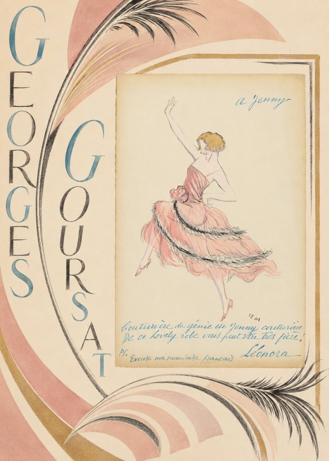 Georges Goursat A Jenny No5 - Poster