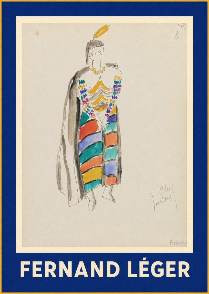 Fernand Léger Chef Moreau No1 - Poster