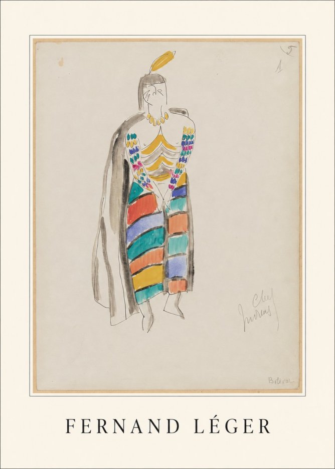 Fernand Léger Chef Moreau No5 - Poster