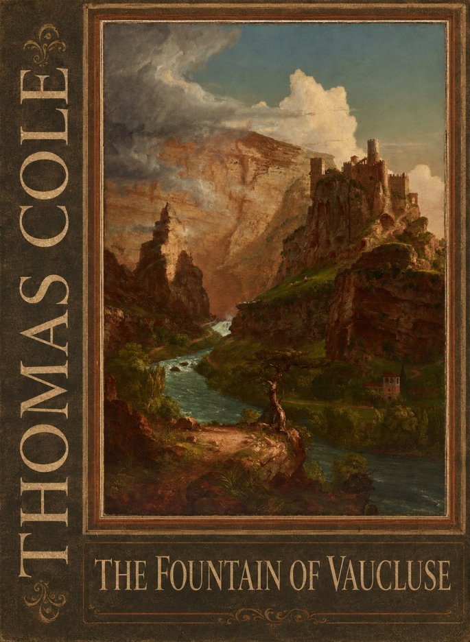 Thomas Cole The Fountain of Vaucluse II No2 - Poster