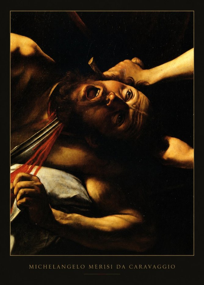 Michelangelo Merisi da Caravaggio David with the Head of Goliath IV No5 - Poster