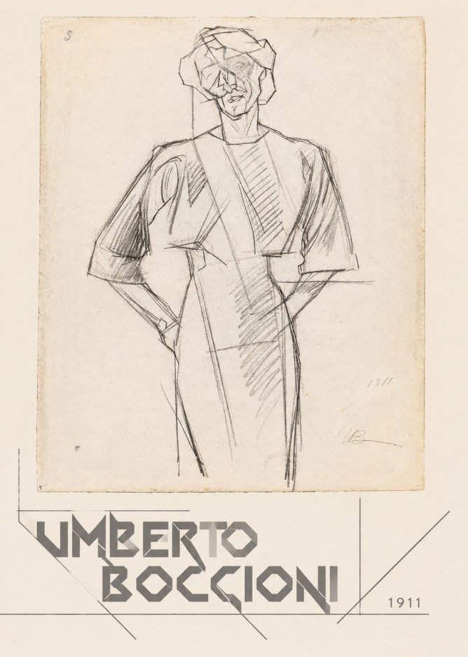 Umberto Boccioni Figure Study, 1911 No4 - Poster
