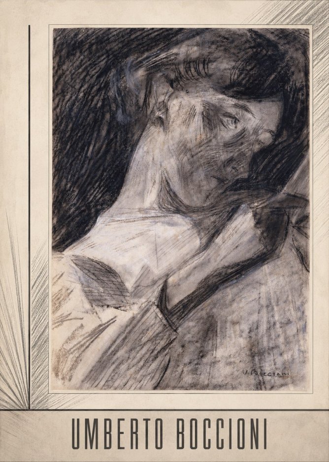 Umberto Boccioni Figure Study II No6 - Poster