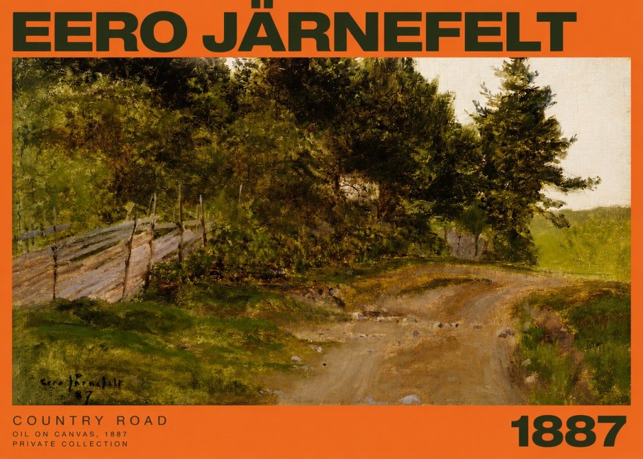 Eero Järnefelt Country Road No2 - Poster