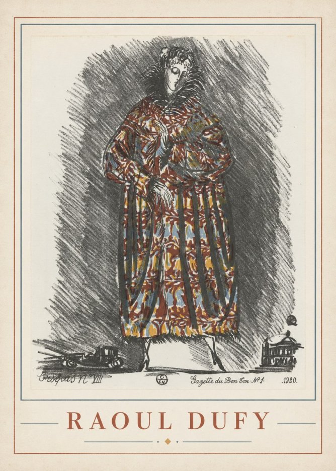 Raoul Dufy Croquis N. Viii No1 - Poster