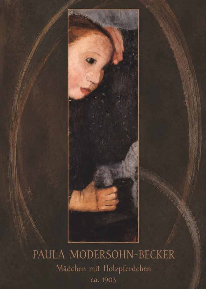 Paula Modersohn-Becker Mädchen Mit Holzpferdchen No5 - Poster
