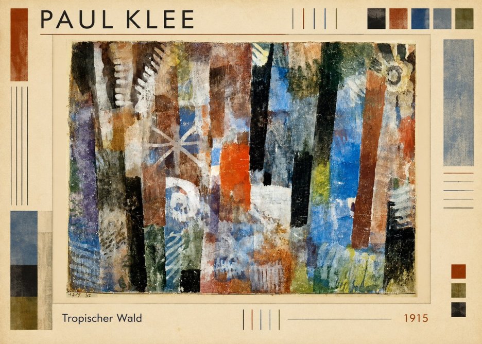 Paul Klee Tropischer Wald No1 - Poster