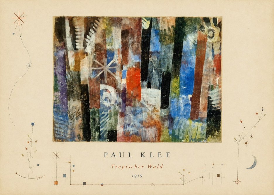Paul Klee Tropischer Wald No3 - Poster