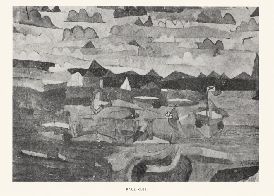 Paul Klee Coastal Landscape No6 - Poster