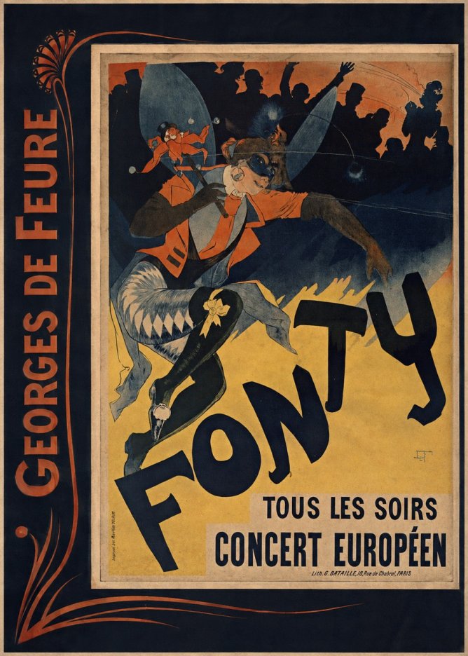 Georges de Feure Fonty II No2 - Poster