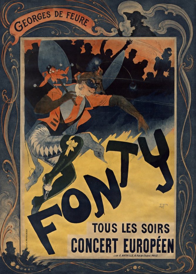 Georges de Feure Fonty II No4 - Poster