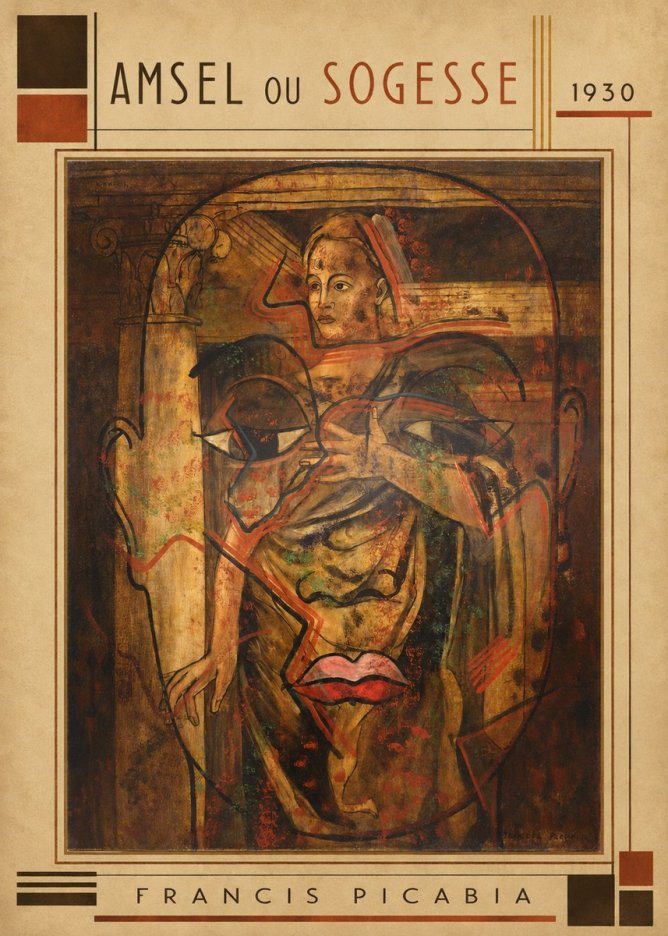 Francis Picabia Amsel Ou Sogesse No3 - Poster
