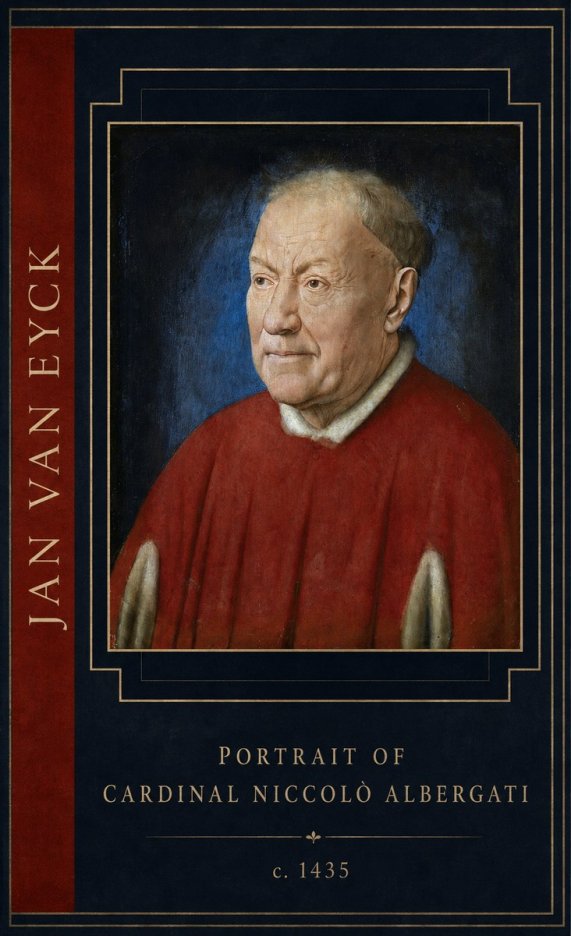 Jan van Eyck Portrait of Cardinal Niccolò Albergati No3 - Poster