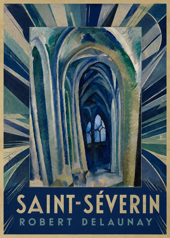 Robert Delaunay Saint-séverin No6 - Poster