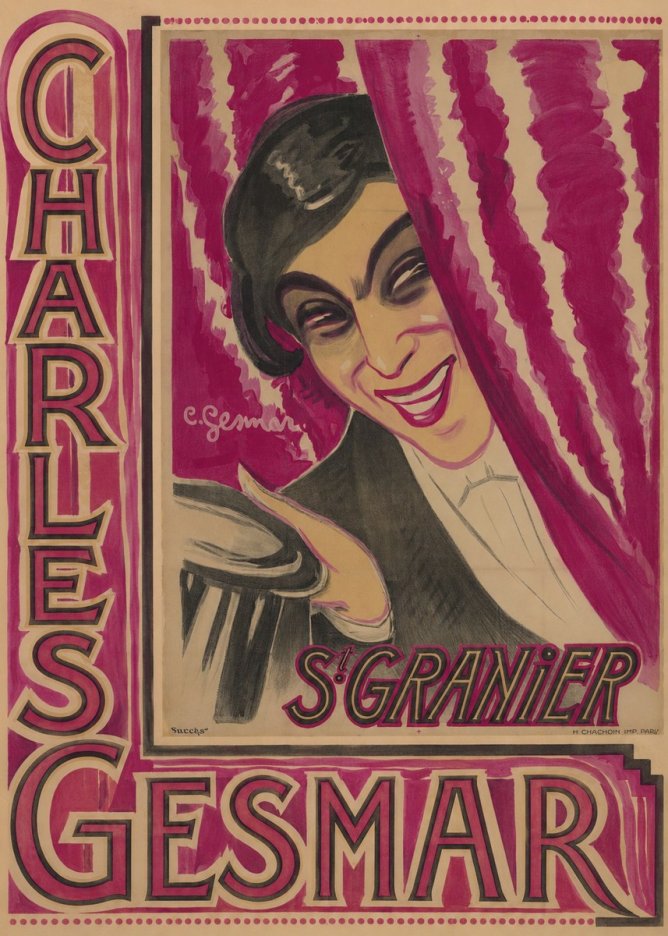 Charles Gesmar S! Granier II No6 - Poster