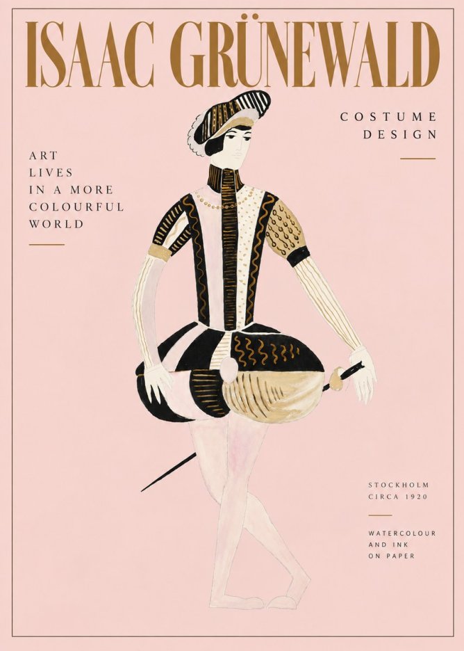 Isaac Grünewald Costume Study VI No6 - Poster