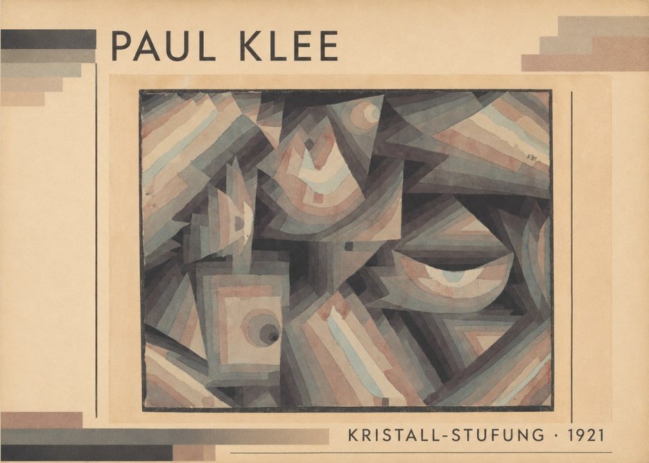 Paul Klee Kristall-stufung II No1 - Poster