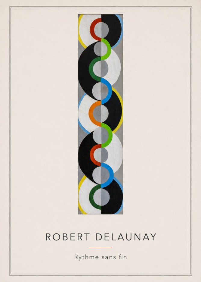 Robert Delaunay Rythme Sans Fin III No4 - Poster