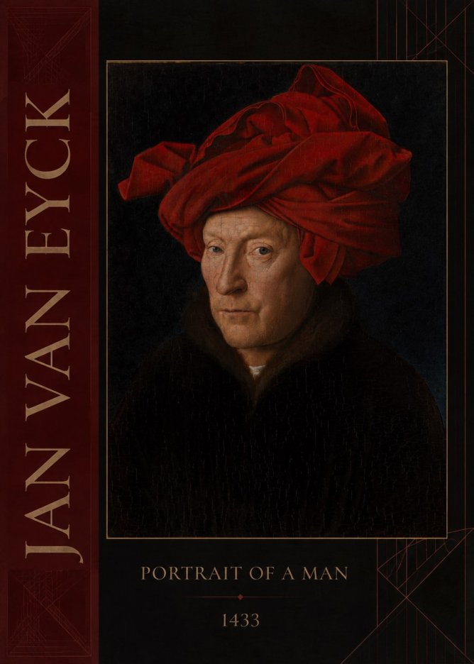 Jan van Eyck Portrait of a Man IV No4 - Poster