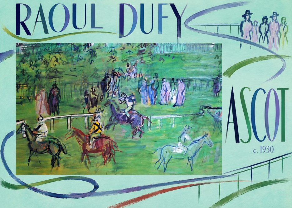 Raoul Dufy Ascot No6 - Poster
