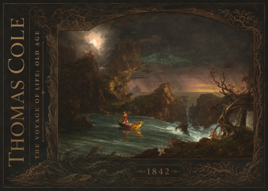 Thomas Cole The Voyage of Life: Old Age V No2 - Poster