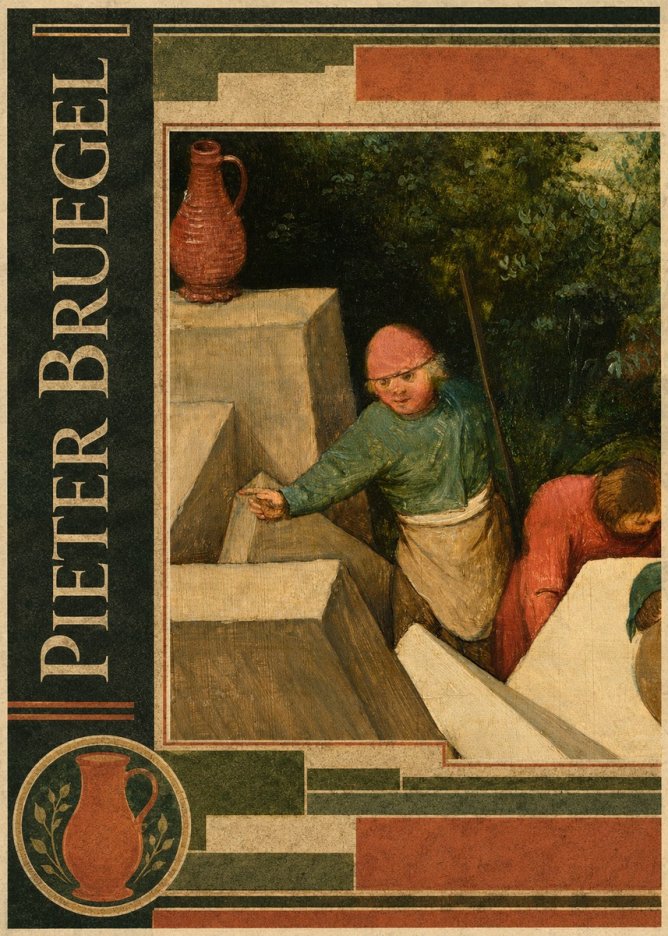 Pieter Bruegel The Tower of Babel XIX No6 - Poster