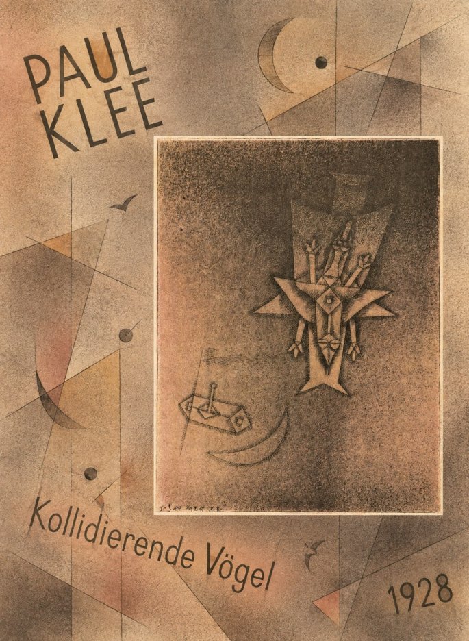 Paul Klee Kollidierende Vögel No6 - Poster