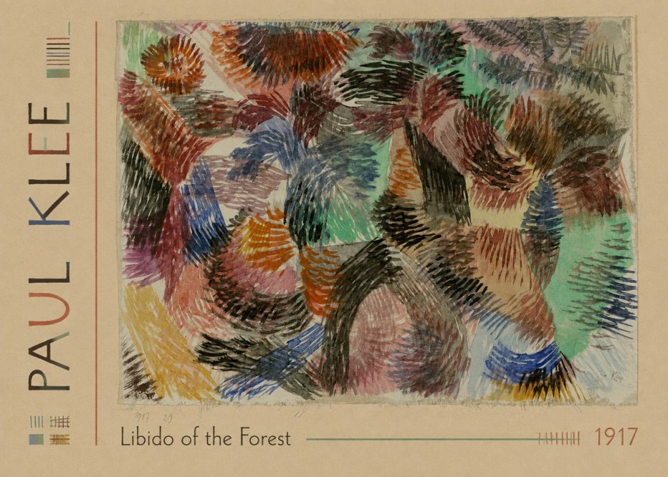 Paul Klee Libido of the Forest No1 - Poster