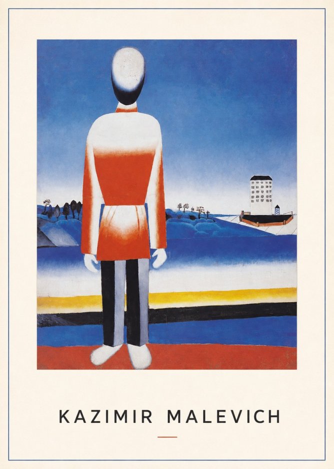 Kazimir Malevich Peasant No4 - Poster