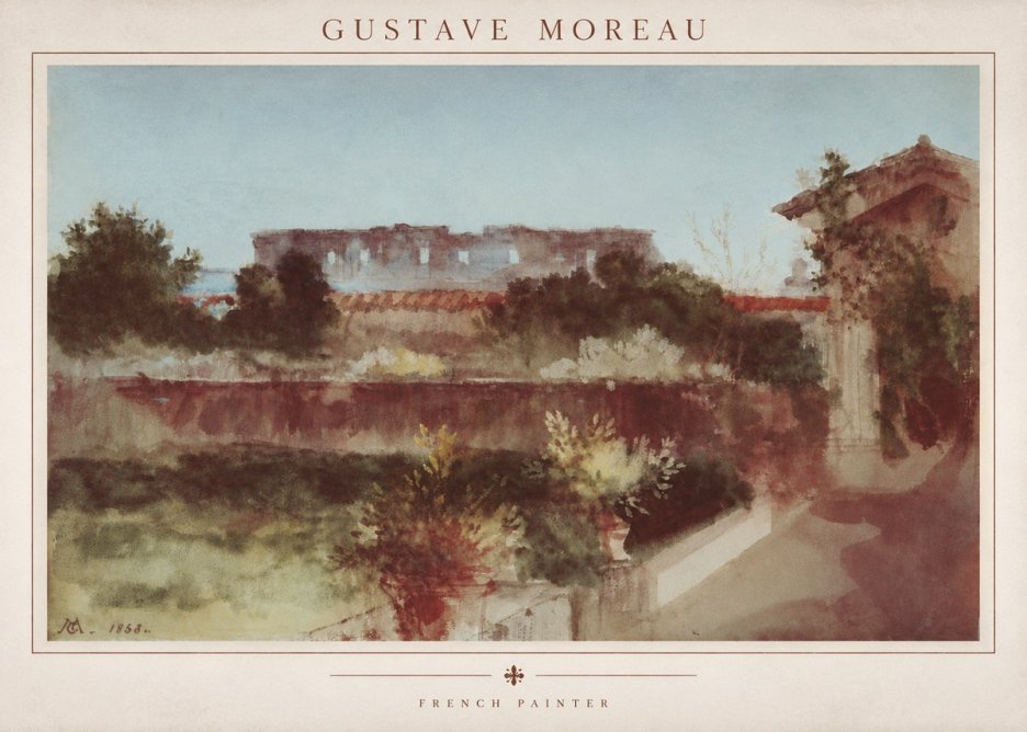 Gustave Moreau Rome No3 - Poster