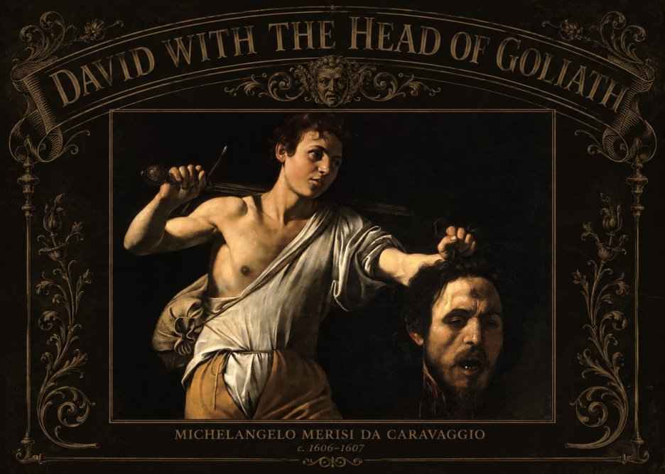 Michelangelo Merisi da Caravaggio David with the Head of Goliath V No3 - Poster