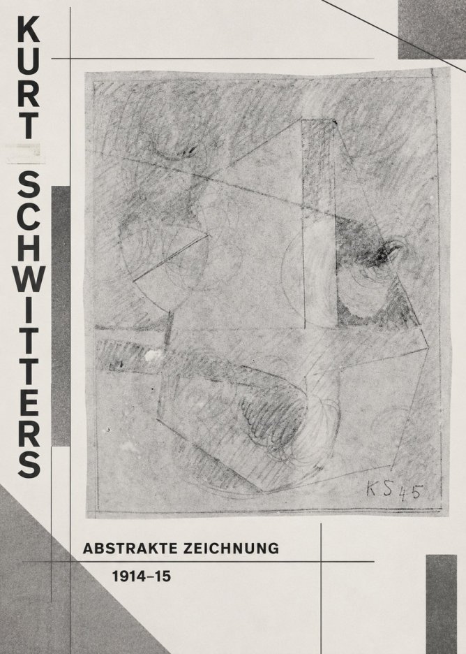 Kurt Schwitters Abstrakte Zeichnung No2 - Poster