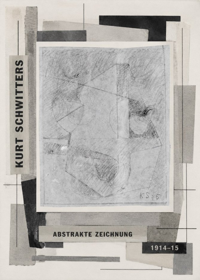 Kurt Schwitters Abstrakte Zeichnung No5 - Poster