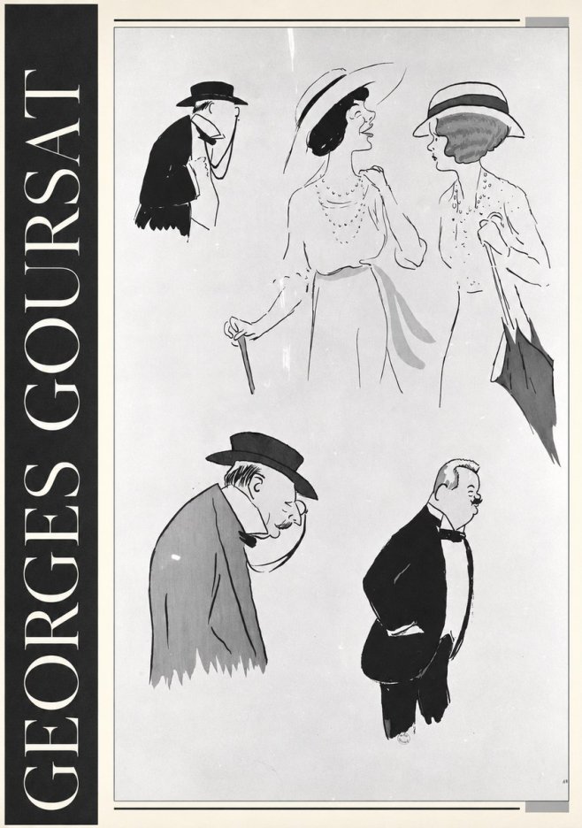 Georges Goursat Character Studies No3 - Poster