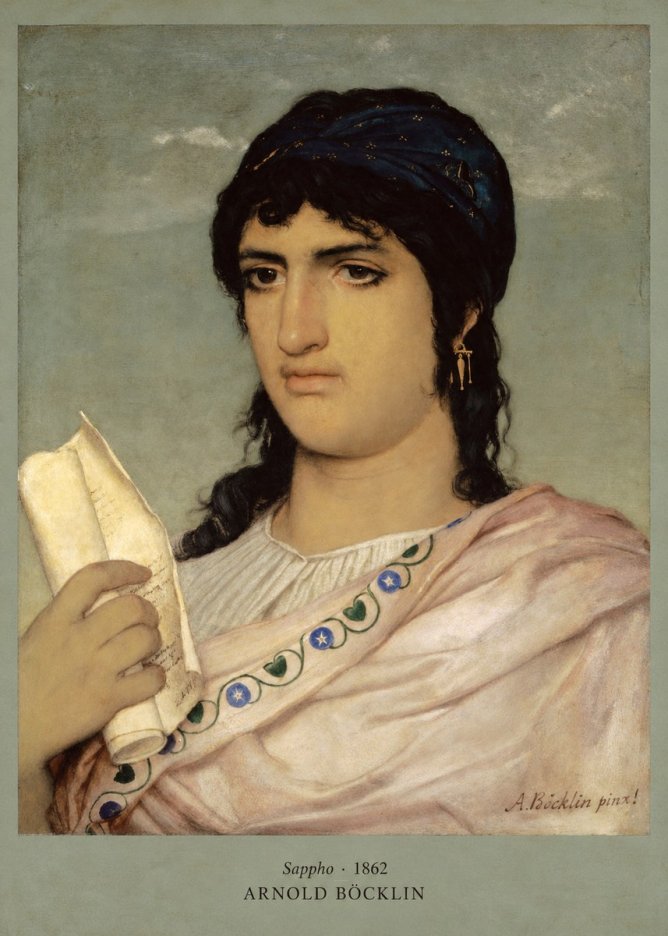Arnold Böcklin Sappho No2 - Poster