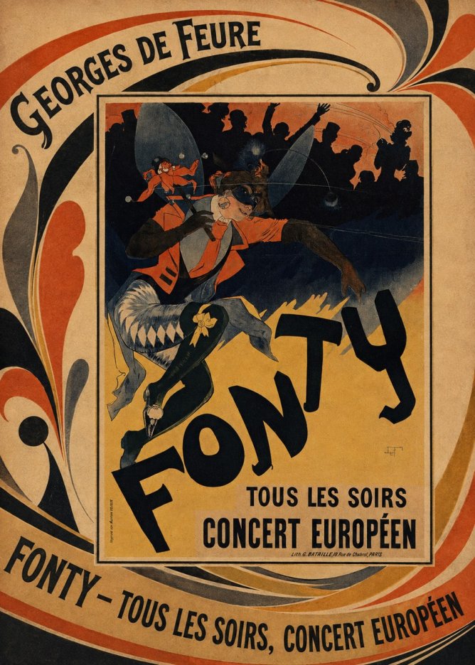 Georges de Feure Fonty III No5 - Poster