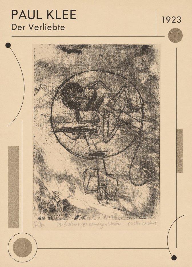 Paul Klee Der Verliebte III No1 - Poster