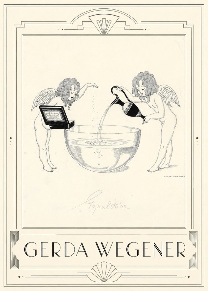 Gerda Wegener Gyraldose No1 - Poster