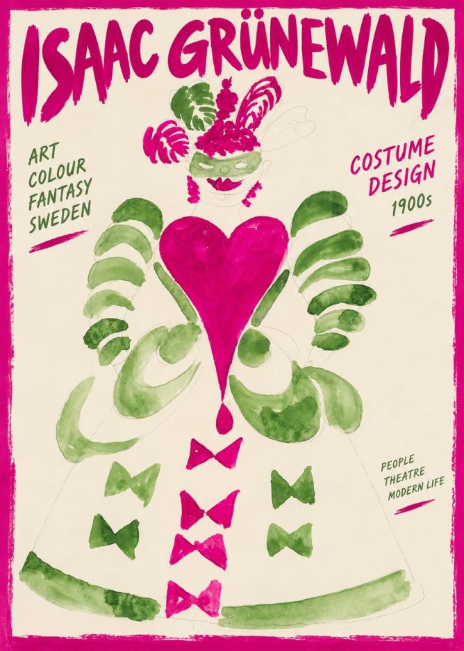Isaac Grünewald Costume Design XVI No2 - Poster