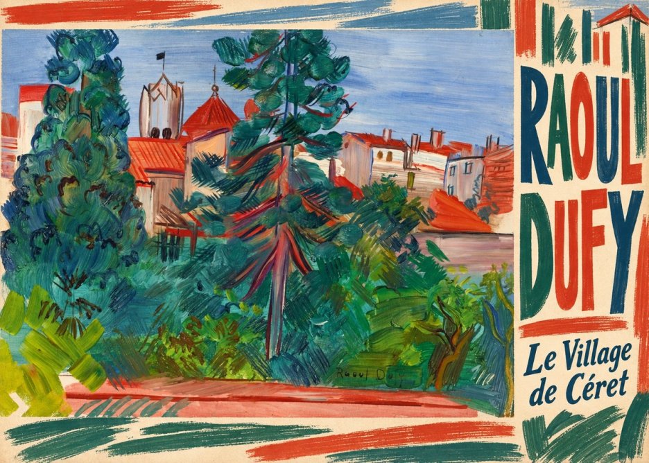 Raoul Dufy Le Village De Céret No2 - Poster
