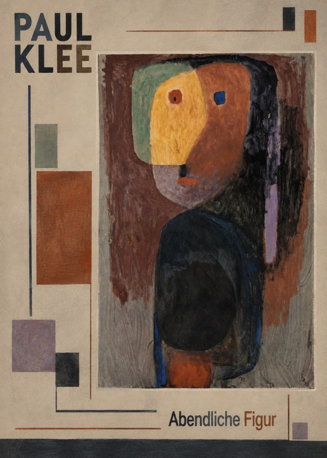Paul Klee Abendliche Figur No2 - Poster