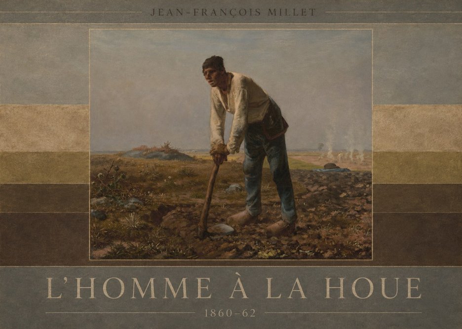 Jean-François Millet L'homme À La Houe No6 - Poster